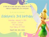 Free Tinkerbell Printable Birthday Invitations 7 Best Images Of Tinkerbell Party Invitations Free