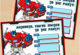 Free Transformer Birthday Invitations Free Printable G1 Transformers Birthday Invitation