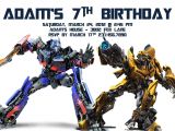Free Transformer Birthday Invitations Transformer Birthday Invitations Bagvania Invitations