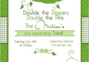 Free Two Peas In A Pod Baby Shower Invitations Two Peas In A Pod Baby Shower Invitation Printable