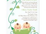 Free Two Peas In A Pod Baby Shower Invitations Two Peas In A Pod Baby Shower Invitations