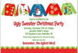 Free Ugly Sweater Party Invites Christmas Party Invitations Ugly Sweater