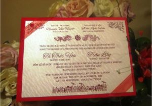 Free Vietnamese Wedding Invitation Template Vietnamese Wedding Invitation Template Sampletemplatess