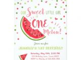 Free Watermelon Birthday Invitations Watermelon Birthday Invitation Melon Summer Party