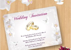 Free Wedding Invitation Template Psd 40 Wedding Invitation Template Free Psd Vector Ai Eps