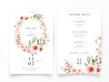 Free Wedding Invitation Template Vector Lovely Wedding Invitation Template Vector Free Download