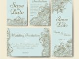 Free Wedding Invitation Templates 5.5 X 8.5 Card Vector Template for Wedding Set Of Invitations for