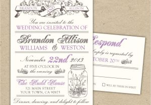 Free Wedding Invite Samples Vintage Wedding Invitations Template Best Template