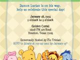 Free Winnie the Pooh Baby Shower Invitations Winnie the Pooh Baby Shower Invitation