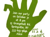 Free Zombie Birthday Invitation Template Zombies Party Halloween Party Invitation Template Free