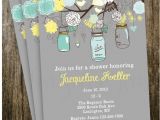 French Country Bridal Shower Invitations Vintage Shabby Chic French Country Mason Jar Shower by