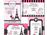French Party Invitation Templates 112 Best Images About Nathalie 39 S 8th Quot Birthday In Paris