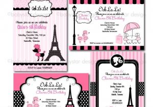 French Party Invitation Templates 112 Best Images About Nathalie 39 S 8th Quot Birthday In Paris