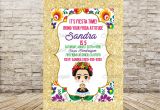 Frida Kahlo Party Invitations Frida Kahlo Invitation