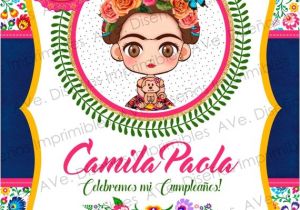 Frida Kahlo Party Invitations Frida Kahlo Invitations Frida Kahlo Birthday Invitations