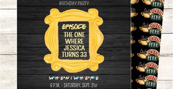 Friends themed Party Invitations Friends Tv Show Invitation Friends Party Birthday Party