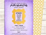 Friends themed Party Invitations Friends Tv Show Shower Invitation Bridal by Littlepebblepaper