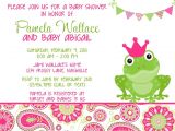 Frog Baby Shower Invites Frog Pink Green Paisley Baby Shower Invitation Girl