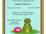 Frog themed Baby Shower Invitations Mommy and Baby Frog theme Baby Shower 5 25×5 25 Square