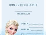 Frozen Birthday Invitation Blank Template Birthday Disney Frozen Blank Birthday Party Invitation