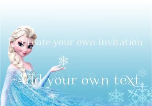 Frozen Birthday Invitation Blank Template Free Download Frozen Invitations