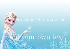 Frozen Birthday Invitation Template Free Download Frozen Invitations