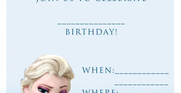 Frozen Birthday Invitations Printable Free 20 Frozen Birthday Party Ideas