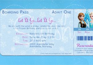 Frozen Birthday Invitations Printable Free 8 Best Of Frozen Birthday Invitations Printable