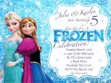 Frozen Birthday Invitations Printable Frozen Invitations
