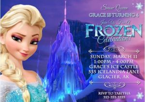 Frozen Birthday Party Invitations Online Using Frozen theme for Girl S Party Invitations