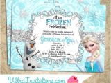 Frozen Birthday Party Invitations Printable Disney Frozen Olaf Elsa Birthday Invitations Printable