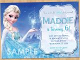 Frozen Customized Birthday Invitations Frozen Birthday Invitation Elsa Frozen Invitation