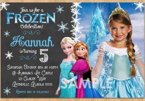 Frozen Customized Birthday Invitations Personalized Frozen Birthday Invitations theruntime Com
