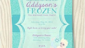 Frozen Electronic Birthday Invitation Anna and Elsa Electronic Invitations Party Invitations Ideas