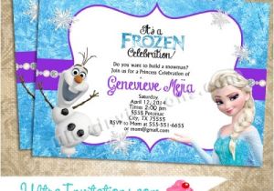 Frozen Electronic Birthday Invitation Disney Frozen Olaf Invitation Disney Digital by