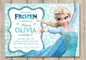 Frozen Electronic Birthday Invitation Frozen Birthday Invitation Elsa Invitation Girl Frozen