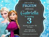 Frozen Electronic Birthday Invitation Frozen Invitation Frozen Birthday Invitation by