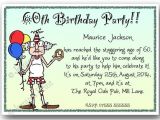 Funny 60th Birthday Party Invitations 40th 50th 60th 70th 80th 90th Personalised Funny Birthday
