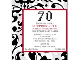Funny 70th Birthday Invitation Wording Fun Faux Flocked 70th Birthday Invitations Paperstyle
