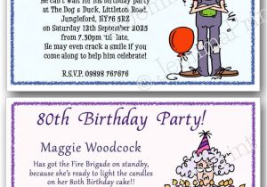 Funny 70th Birthday Invitation Wording Personalised 40th 50th 60th 70th 80th 90th Funny Birthday