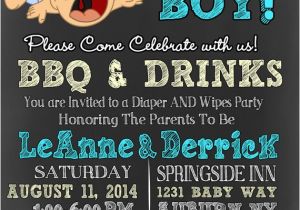 Funny Baby Shower Invite Hide Your Daughters because It S A Boy Baby by