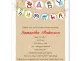 Funny Baby Shower Invite Wording Funny Trendy Animals Neutral Baby Shower Invitation Bs036