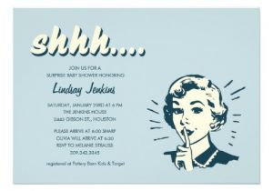 Funny Baby Shower Invite Wording Surprise Baby Shower Invitation Wording to Have An Amazing