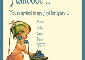 Funny Birthday Invitation Wording for Babies 20 Cute 1st Birthday Invitations Free Printable and