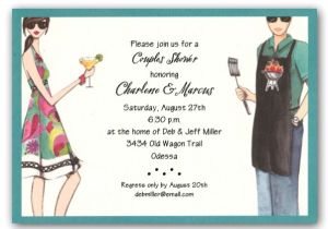 Funny Birthday Invitation Wording for Babies Grilling Fun Couples Shower Invitations Clearance