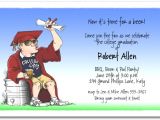 Funny College Graduation Party Invitation Wording College Grad Keg Party Invitation Fun Graduation Party