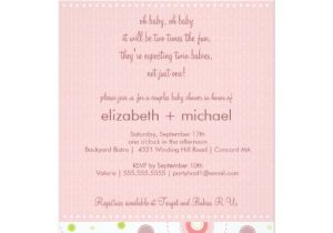 Funny Couples Baby Shower Invitations Fun Twin Girl Couples Baby Shower Invitation