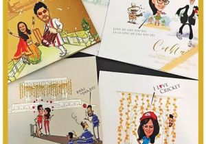 Funny Indian Wedding Invitations Yuvraj Singh Wedding Cartoon Card Idea Edc Witty Vows