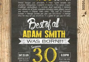 Funny Invitations for 30th Birthday Party 30th Birthday Invitations Wording Funny Birthday