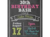 Funny Invitations for 30th Birthday Party Fun Sketch Typography 30th Birthday Invitations Paperstyle